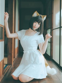 ElyEE Vol.117 2023 July B-Dongitsune~White dress fox girl in white dress(35)